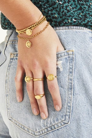 Ring Sunny Vibes Zilver Stainless Steel One size h5 Afbeelding3